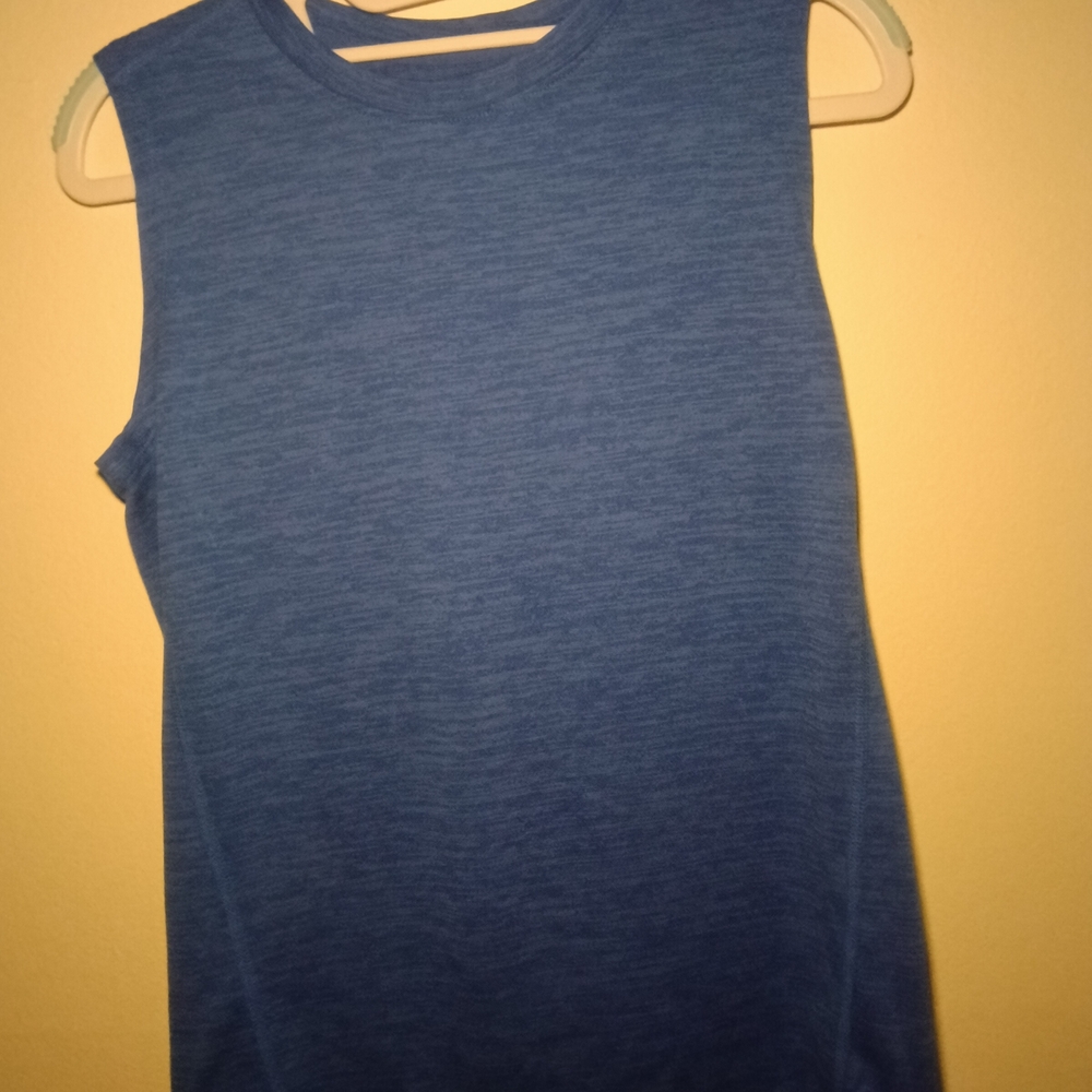 Classic Blue Sleeveless Women's Muscle Tee